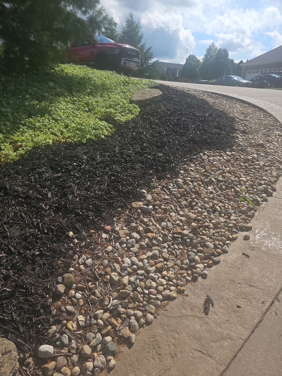 professional rock bedding